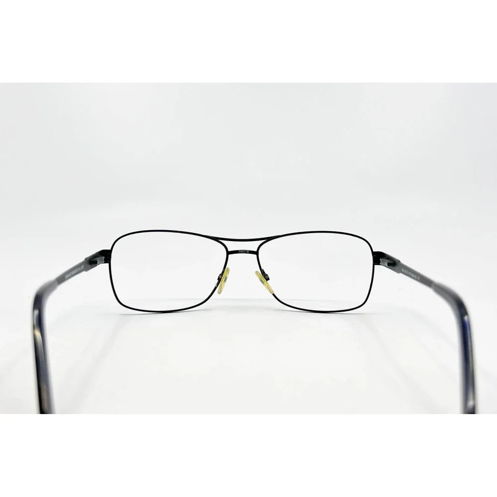 New York Eye Eyeglasses Mens Black Metal Pilot Navigator Frame 53-18-140